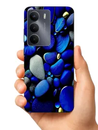 etui-case-do-realme-14x-14x-5g-kamienie-liscie-wzorki