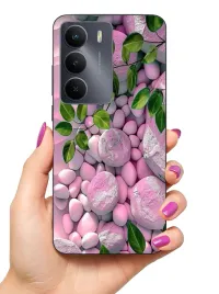 etui-case-do-realme-14x-14x-5g-kamienie-liscie-wzorki