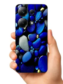 etui-case-do-poco-m6-pro-kamienie-liscie-wzorki