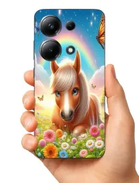 etui-case-do-poco-m6-pro-konie-koniki-zwierzeta