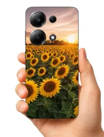 etui-case-do-poco-m6-pro-kwiaty-sloneczniki-lawenda