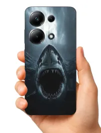 etui-case-do-poco-m6-pro-pajaki-rekiny-dzikie-zwierzeta