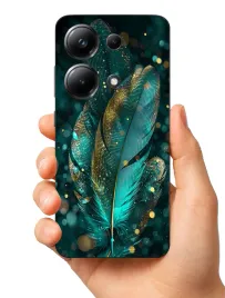 etui-case-do-poco-m6-pro-piora-liscie-wzorki