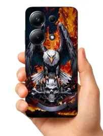 etui-case-do-poco-m6-pro-wilki-malpy-dzikie-zwierzeta