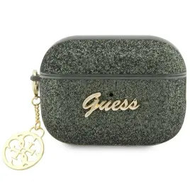 guess-guap2glgsha-airpods-pro-2-2022-2023-cover-zielony-kaki-glitter-flak
