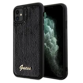 guess-guhcn61psfdgsk-iphone-11-xr-6-1-czarny-black-hardcase-sequin-scrip