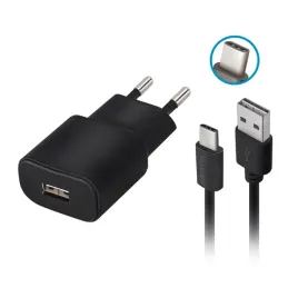 forever-ladowarka-sieciowa-tc-01-1x-usb-2a-czarna-kabel-usb-c