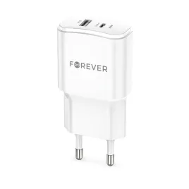forever-ladowarka-sieciowa-pd-qc-tc-01-20ac-1x-usb-c-1x-usb-20w-biala