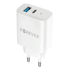 forever-ladowarka-sieciowa-pd-qc-tc-07-30ac-1x-usb-c-1x-usb-30w-biala