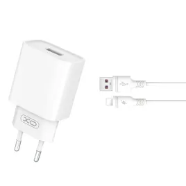 xo-ladowarka-sieciowa-ce02d-qc-3-0-18w-1x-usb-biala-kabel-lightning