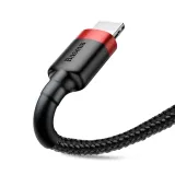 baseus-kabel-cafule-usb-lightning-05m-24a-czerwono-czarny-stan-nowy