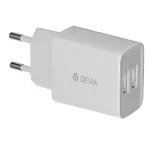 devia-ladowarka-sieciowa-smart-2x-usb-24a-biala-kabel-lightning-stan-nowy
