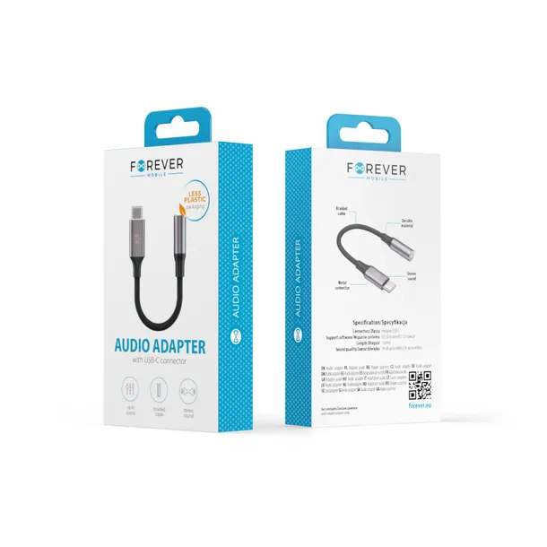 forever-adapter-audio-ajc-01-jack-35-mm-usb-c-czarny-stan-nowy-kod-producenta-5907457776050
