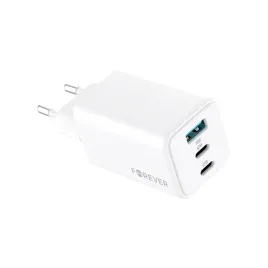 forever-ladowarka-sieciowa-gan-pd-qc-tc-08-65acc-2x-usb-c-1x-usb-65w-biala