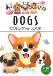 dogs-coloring-book-praca-zbiorowa