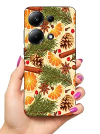 etui-case-do-poco-m6-pro-choinka-bombki-swieta