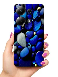 etui-case-do-poco-m6-pro-kamienie-liscie-wzorki