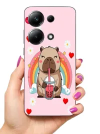 etui-case-do-poco-m6-pro-kapibary-lisy-zwierzeta