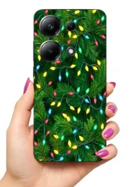 etui-case-do-poco-m6-pro-choinka-bombki-swieta