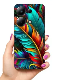 etui-case-do-poco-m6-pro-piora-liscie-wzorki