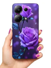 etui-case-do-poco-m6-pro-rosliny-kwiaty-roze-lilie