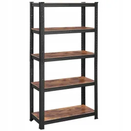 regal-industrialny-5-poziomowy-brazowo-czarny-150-cm
