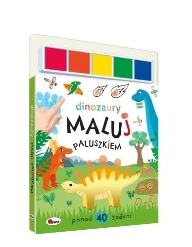 maluj-paluszkiem-dinozaury