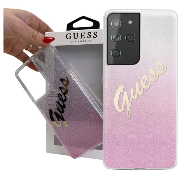 guess-gradient-script-samsung-s21-ultra-pink-typ-plecki