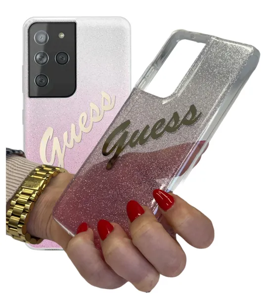 guess-gradient-script-samsung-s21-ultra-pink-material-tworzywo-sztuczne