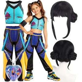 stroj-zoey-demon-hunters-huntrix-stroj-zoey-peruka-naszyjnik-k-pop-110-120