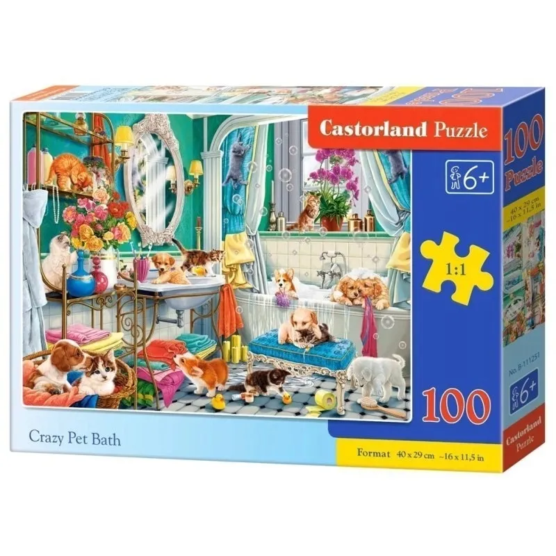 puzzle-100-crazy-pet-bath-castor