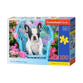 puzzle-100-french-bulldog-pupy-castor