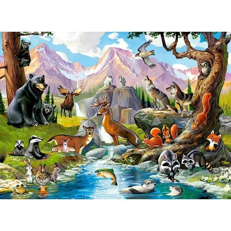 puzzle-70-forest-animals-castor