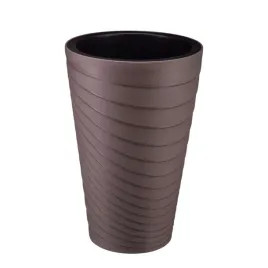 doniczka-okragla-twista-brazowa-30x45-cm-z-wkladem