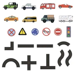 zabawka-do-kapieli-wanny-piankowe-ulica-autka-wysoka-jakosc-wykonania