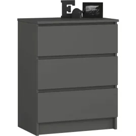 komoda-k60-3sz-clp-grafit-szary
