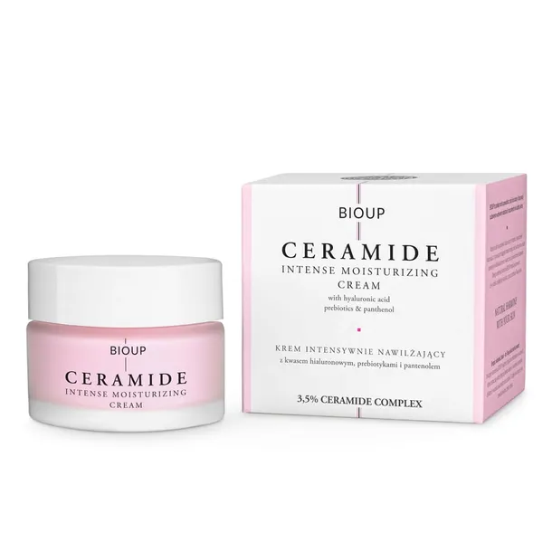 BIOUP, krem intensywnie nawilżający z ceramidami, 50 ml