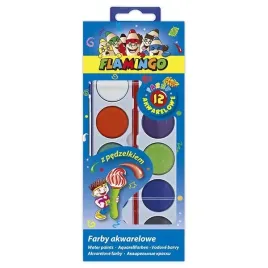 farby-akwarelowe-12-kolorow-z-pedzelkiem-dla-dzieci-1-szt