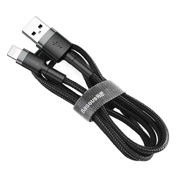 kabel-lightning-usb-baseus-cafule-24a-0-5m-szaro-czarny-kolor-czarny