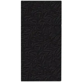 serwetki-papierowe-kieszonki-na-sztucce-tloczony-wzor-floral-czarne-40x40cm