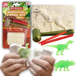 maly-archeolog-wykopaliska-dinozaura-dinozaurow-dinozaury-skamielina