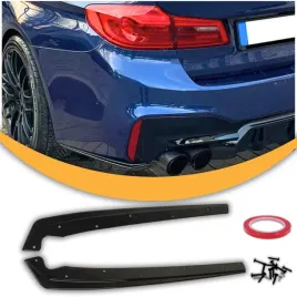 dokladki-tylnego-zderzaka-bmw-g30-g31-dokladka-splitter-czarny-polysk-m