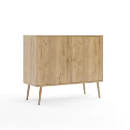 komoda-boho-z-drzwiczkami-na-wysokich-drewnianych-nogach-dab-craft-zloty