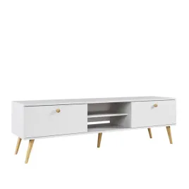 rtv-boho-170-cm-z-szufladami-na-wysokich-nogach-bialy-mat