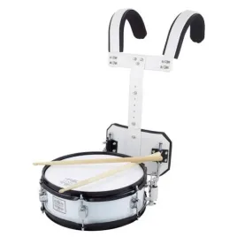 werbel-marszowy-z-nosidlem-palkami-kluczami-bialy-thomann-sd1204w-zestaw