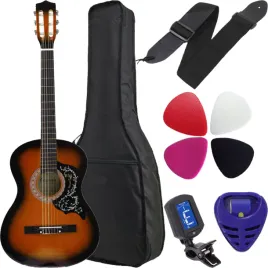 gitara-klasyczna-castelo-7-8-sunburst-od-12-lat-dla-doroslych-zestaw