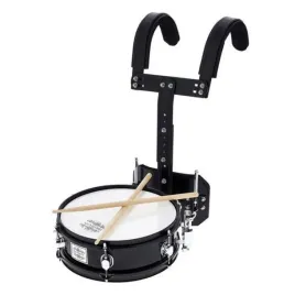 werbel-marszowy-z-nosidlem-palkami-kluczami-czarny-thomann-sd1455bl-zestaw