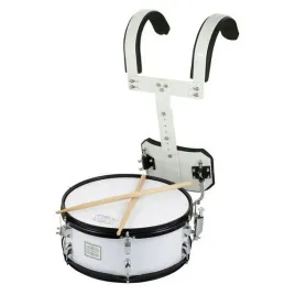 werbel-marszowy-z-nosidlem-palkami-kluczami-bialy-thomann-sd1455w-zestaw