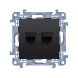 simon-10-gniazdo-podwojne-komputerowe-internetowe-rj45-podtynkowe-czarne