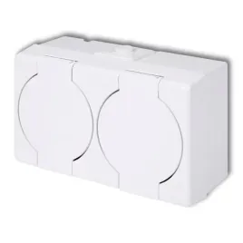 gniazdo-elektryczne-podwojne-natynkowe-uziemienie-230v-klapka-bialy-senior